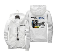 Thumbnail for Airbus A380 & GP7000 Engine Designed Windbreaker Jackets
