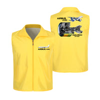 Thumbnail for Airbus A380 & GP7000 Engine Designed Thin Style Vests