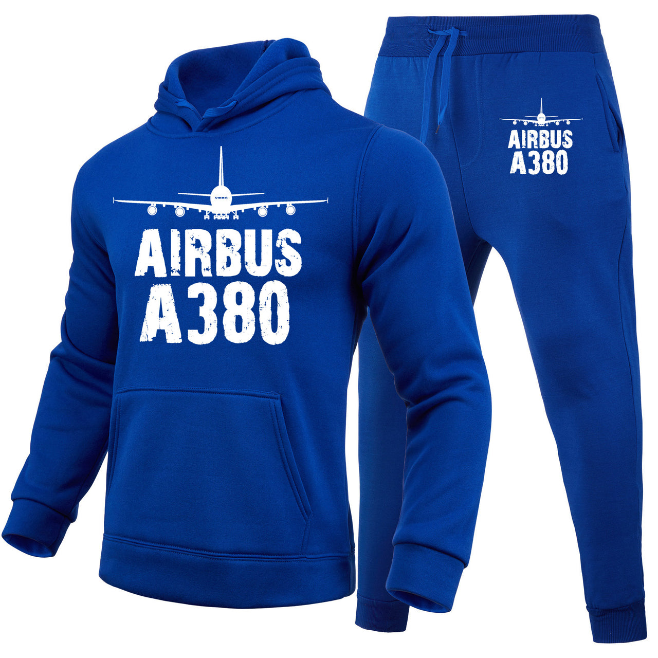 Airbus A380 & Plane Designed Hoodies & Sweatpants Set