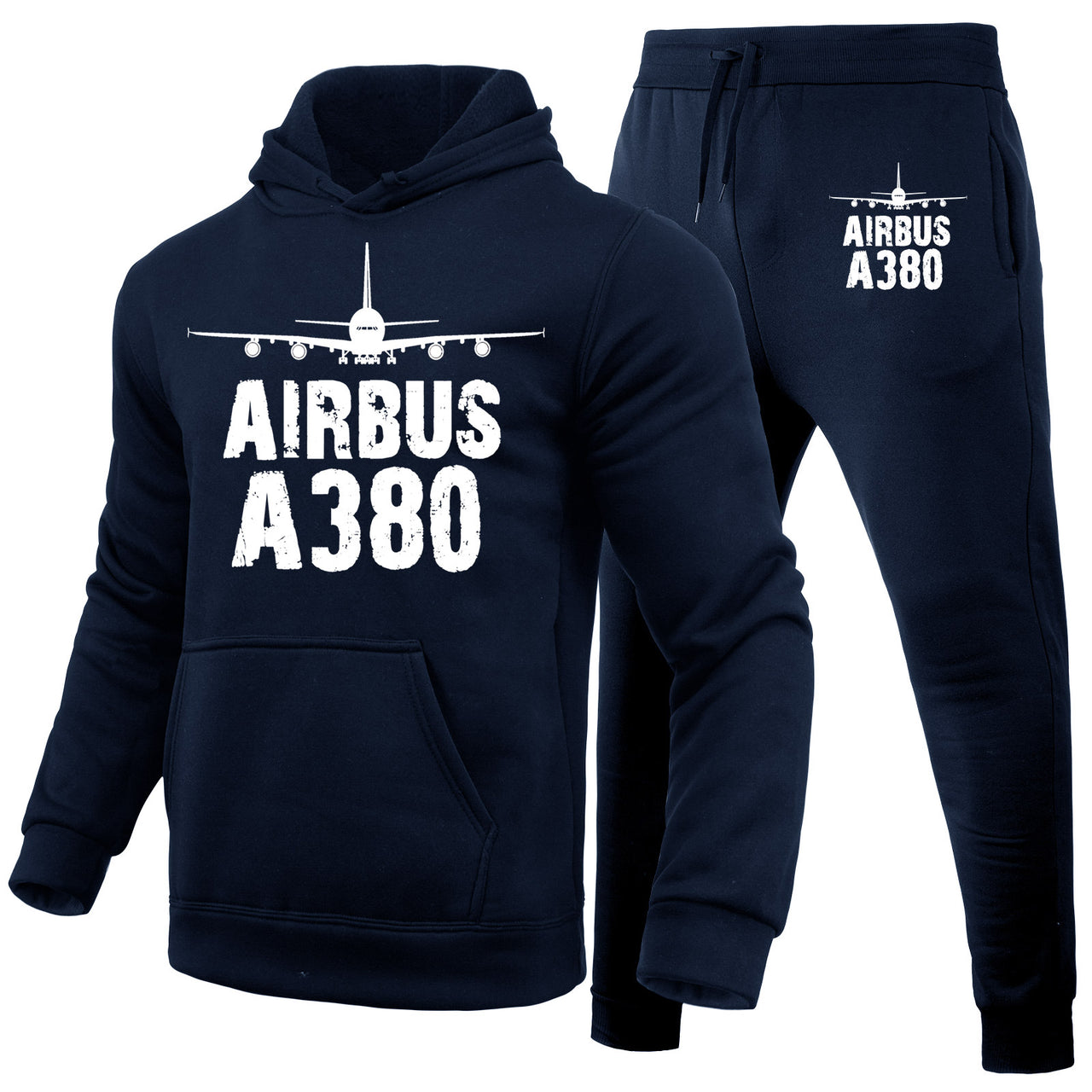 Airbus A380 & Plane Designed Hoodies & Sweatpants Set
