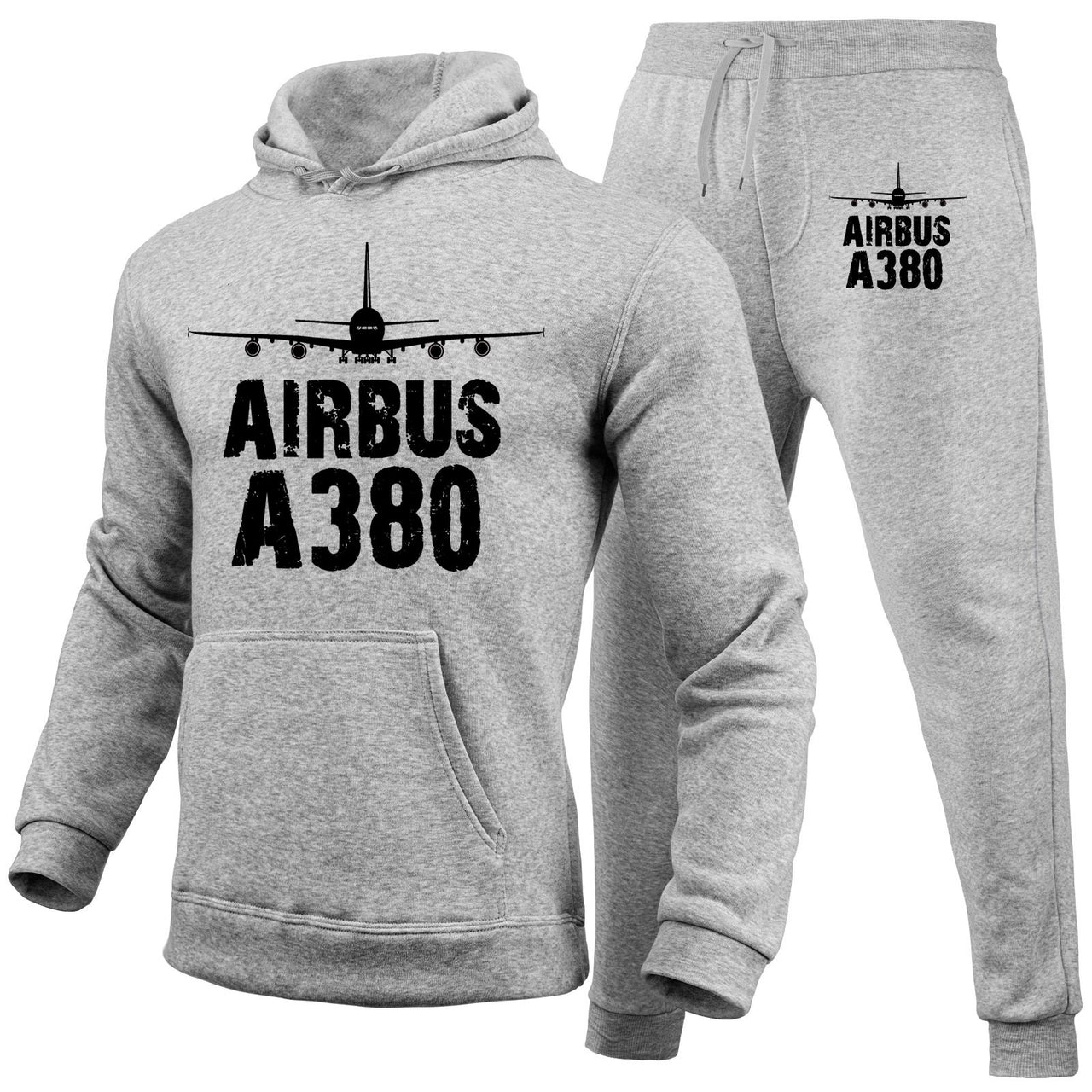 Airbus A380 & Plane Designed Hoodies & Sweatpants Set