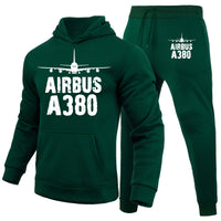 Thumbnail for Airbus A380 & Plane Designed Hoodies & Sweatpants Set