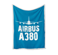 Thumbnail for Airbus A380 & Plane Designed Bed Blankets & Covers