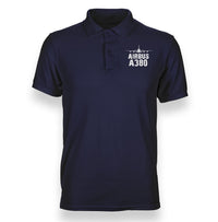Thumbnail for Airbus A380 & Plane Designed Polo T-Shirts