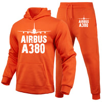 Thumbnail for Airbus A380 & Plane Designed Hoodies & Sweatpants Set