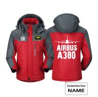 Thumbnail for Airbus A380 & Plane Designed Thick Winter Jackets
