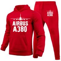Thumbnail for Airbus A380 & Plane Designed Hoodies & Sweatpants Set