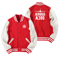 Thumbnail for Airbus A380 & Plane Designed Baseball Style Jackets