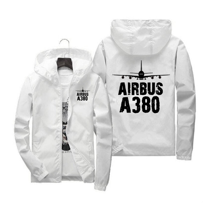 Airbus A380 & Plane Designed Windbreaker Jackets