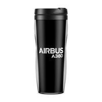 Thumbnail for Airbus A380 & Text Designed Travel Mugs