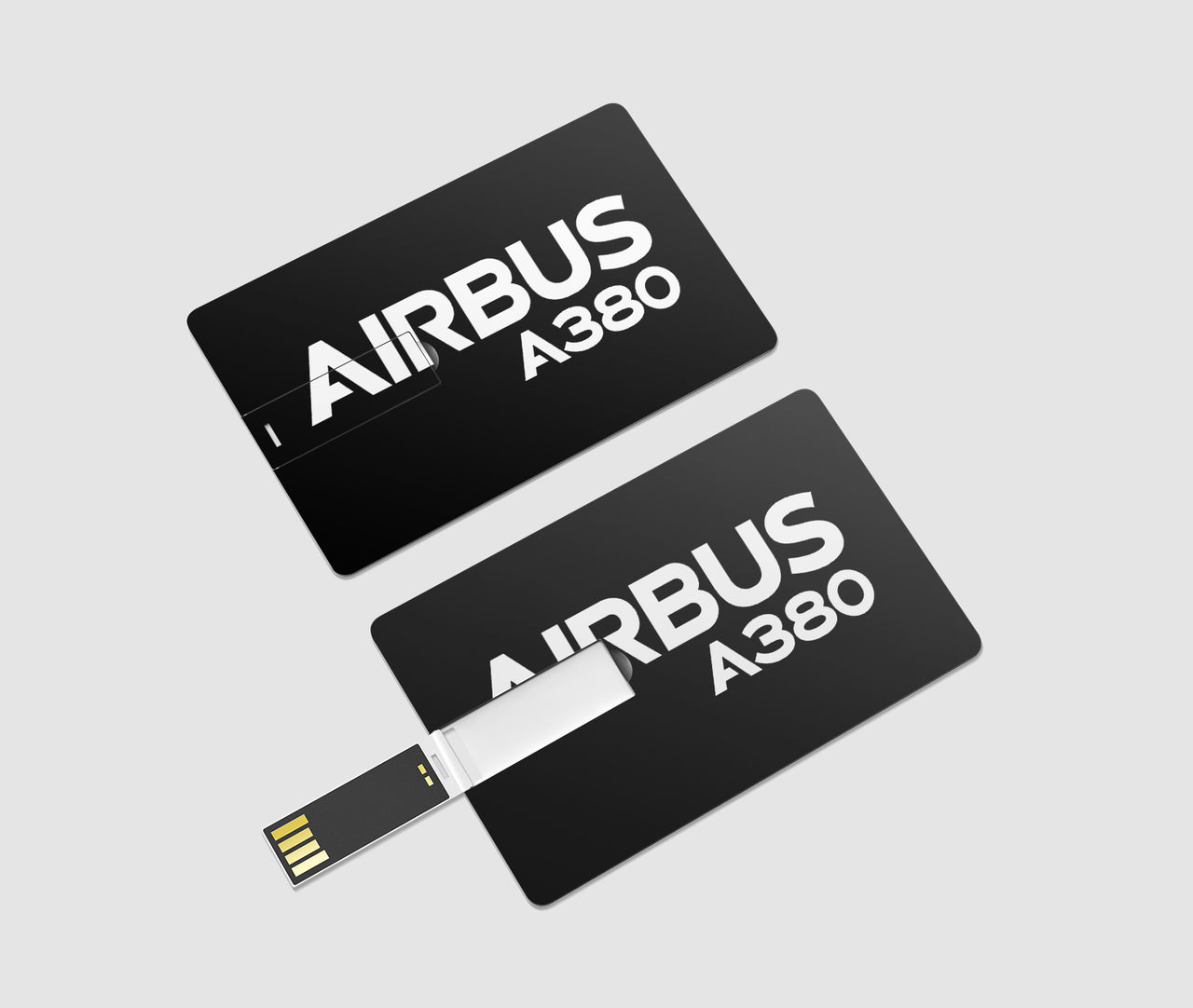 Airbus A380 & Text Designed USB Cards