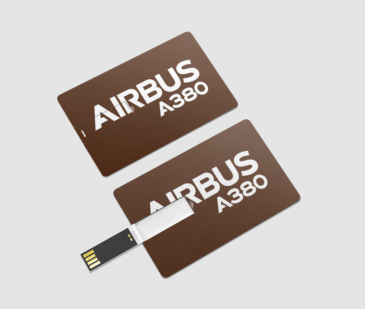 Airbus A380 & Text Designed USB Cards