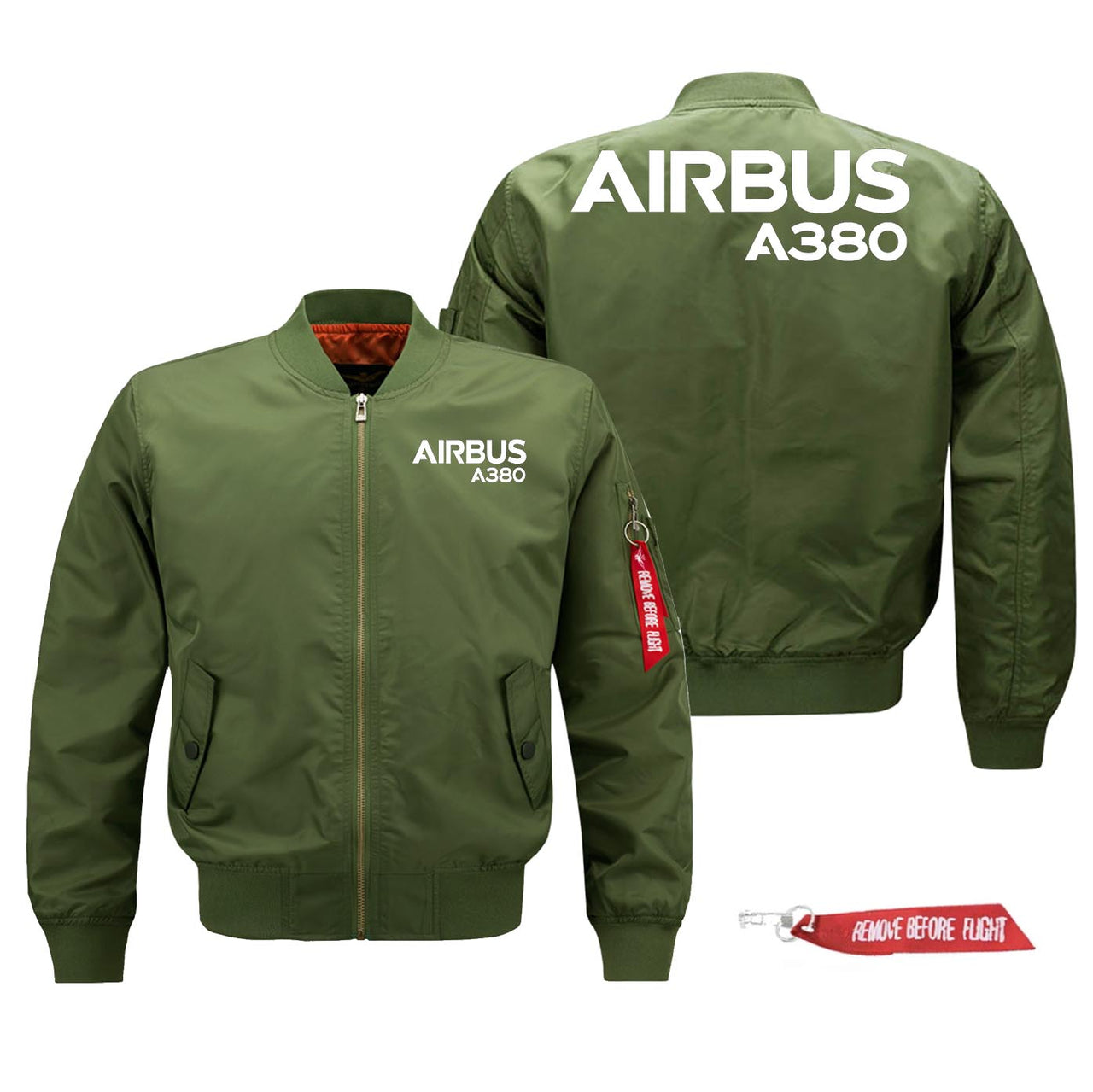 Airbus A380 Text Designed Pilot Jackets (Customizable)