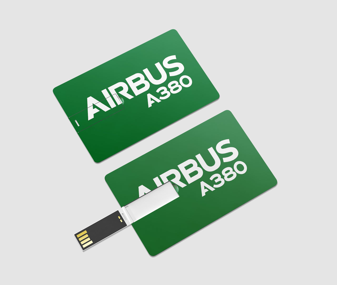Airbus A380 & Text Designed USB Cards