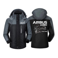 Thumbnail for Airbus A380 & Trent 900 Engine Designed Thick Winter Jackets