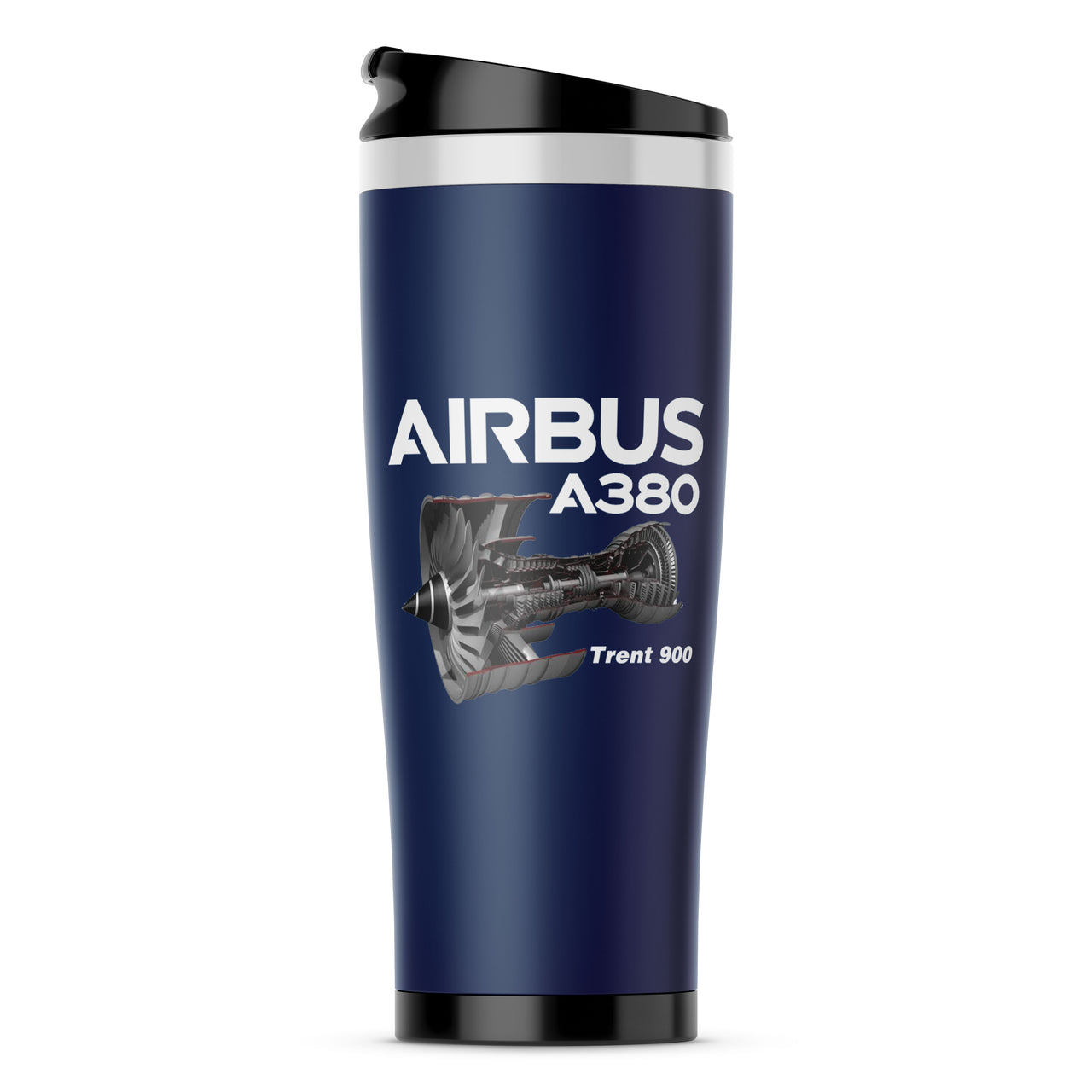 Airbus A380 & Trent 900 Engine Designed Stainless Steel Travel Mugs