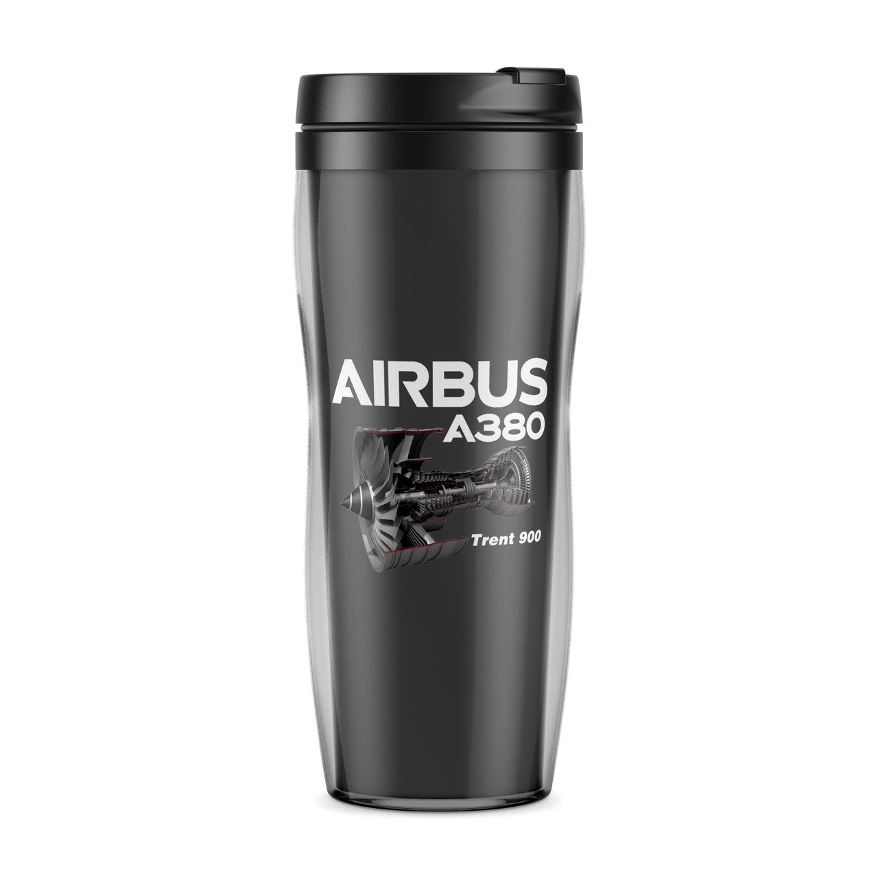Airbus A380 & Trent 900 Engine Designed Plastic Travel Mugs