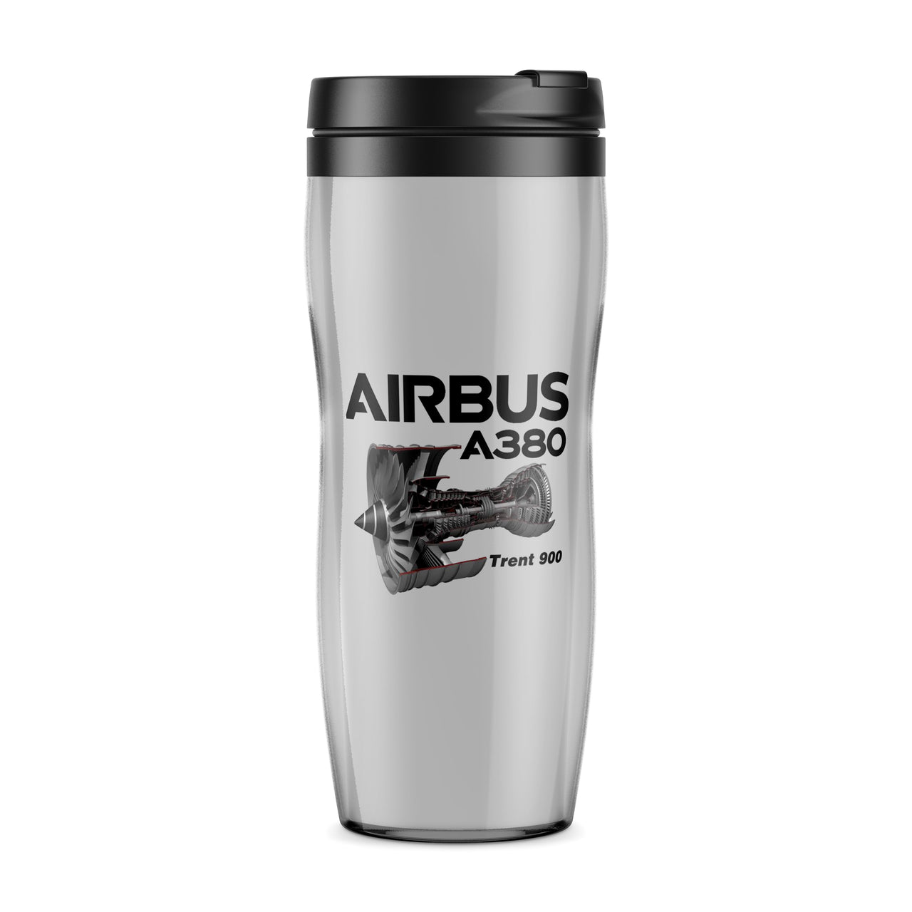 Airbus A380 & Trent 900 Engine Designed Plastic Travel Mugs