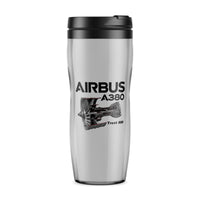 Thumbnail for Airbus A380 & Trent 900 Engine Designed Plastic Travel Mugs