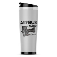 Thumbnail for Airbus A380 & Trent 900 Engine Designed Stainless Steel Travel Mugs