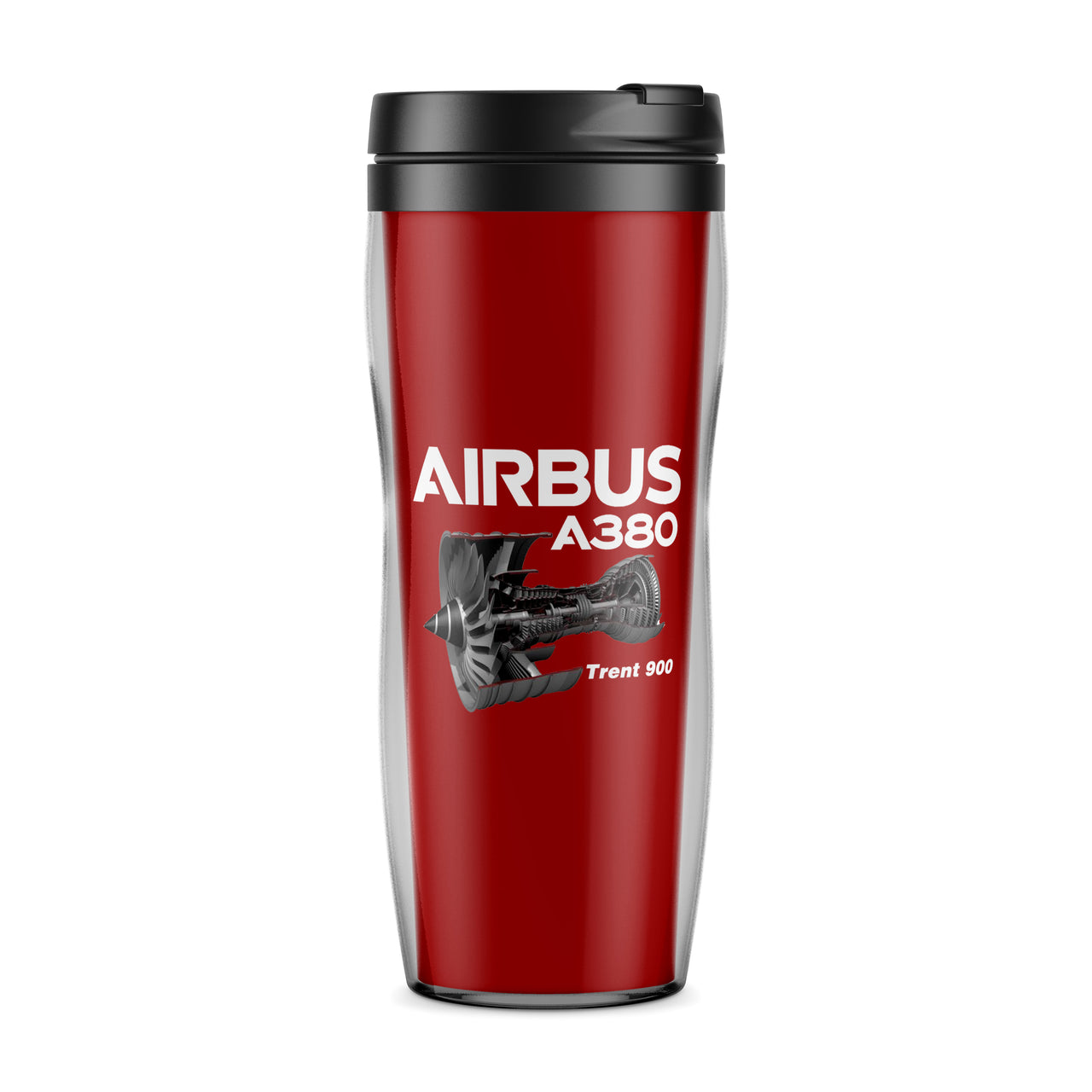 Airbus A380 & Trent 900 Engine Designed Plastic Travel Mugs