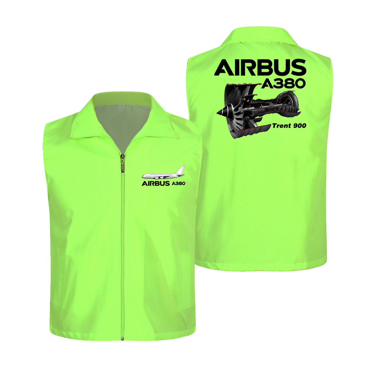 Airbus A380 & Trent 900 Engine Designed Thin Style Vests