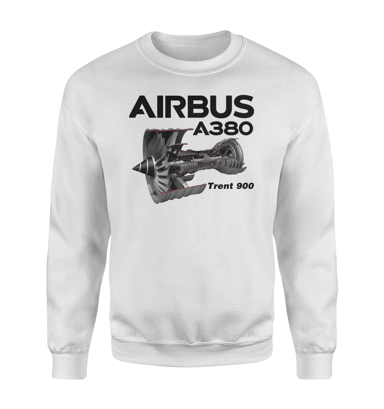 Airbus A380 & Trent 900 Engine Designed Sweatshirts