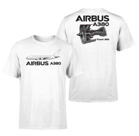Thumbnail for Airbus A380 & Trent 900 Engine Designed Double-Side T-Shirts