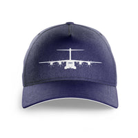 Thumbnail for Airbus A400M Silhouette Printed Hats
