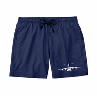 Thumbnail for Airbus A400M Silhouette Designed Swim Trunks & Shorts