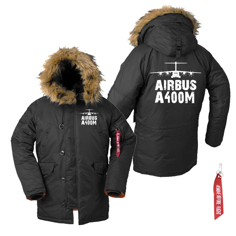 Airbus A400M & Plane Designed Parka Bomber Jackets