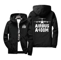 Thumbnail for Airbus A400M & Plane Designed Windbreaker Jackets