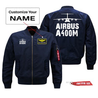 Thumbnail for Airbus A400M Silhouette & Designed Pilot Jackets (Customizable)