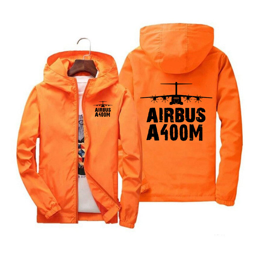 Airbus A400M & Plane Designed Windbreaker Jackets