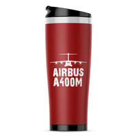 Thumbnail for Airbus A400M & Plane Designed Stainless Steel Travel Mugs