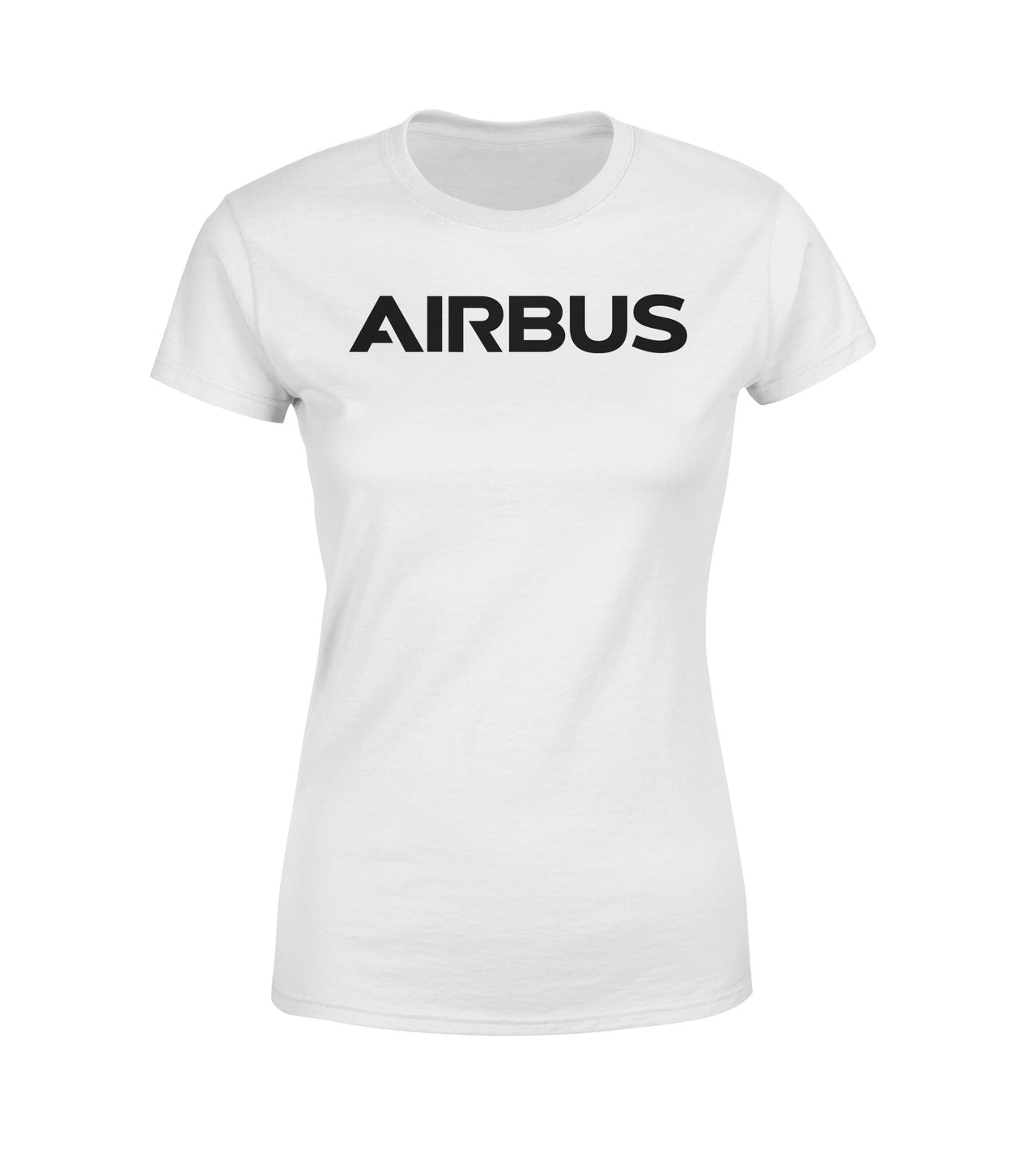 Airbus Text Designed Women T-Shirts