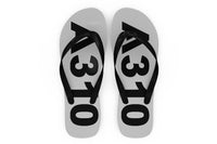 Thumbnail for Airbus A310 Text Designed Slippers (Flip Flops)