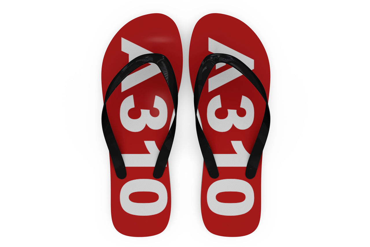 Airbus A310 Text Designed Slippers (Flip Flops)