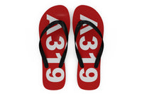 Thumbnail for Airbus A319 Text Designed Slippers (Flip Flops)