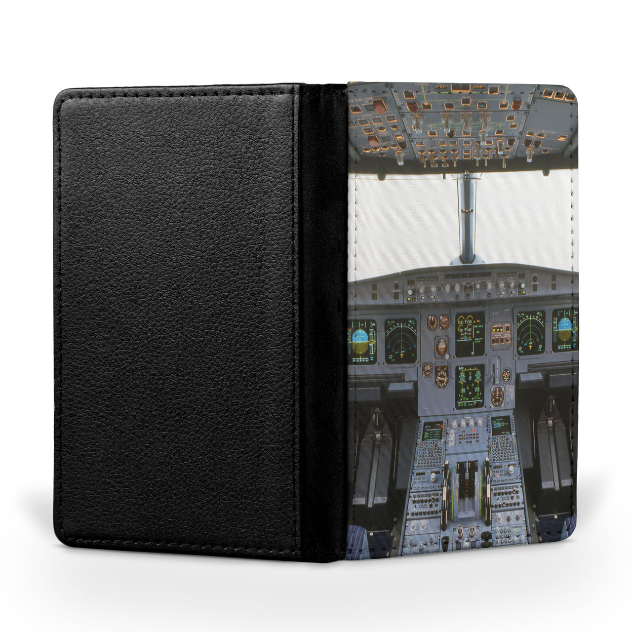 Airbus A320 Cockpit Wide Printed Passport & Travel Cases