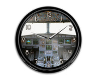 Thumbnail for Airbus A320 Cockpit (Wide) Printed Wall Clocks Aviation Shop 