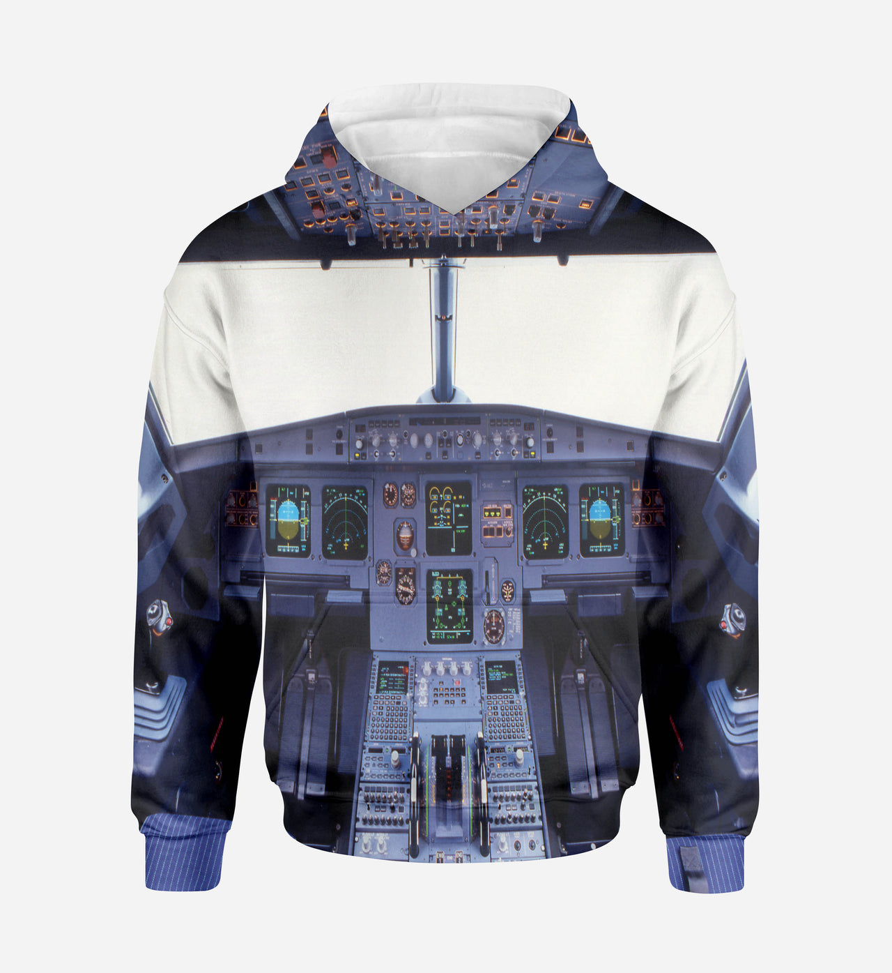 Airbus A320 Cockpit Wide Printed 3D Hoodies