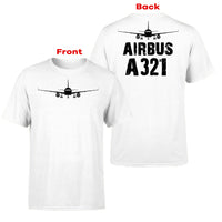 Thumbnail for Airbus A321 & Plane Designed Double-Side T-Shirts