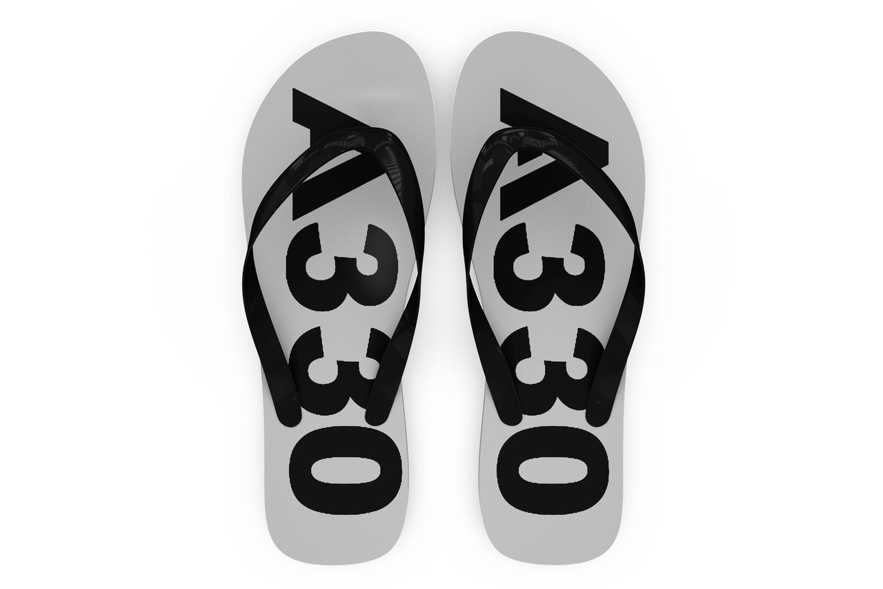 Airbus A330 Text Designed Slippers (Flip Flops)