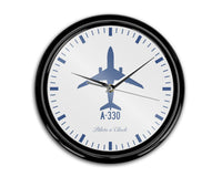 Thumbnail for Airbus A330 Printed Wall Clocks Aviation Shop 