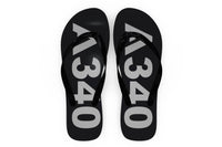 Thumbnail for Airbus A340 Text Designed Slippers (Flip Flops)