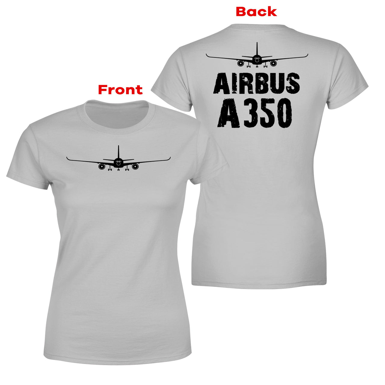 Airbus A350 & Plane Designed Double-Side T-Shirts