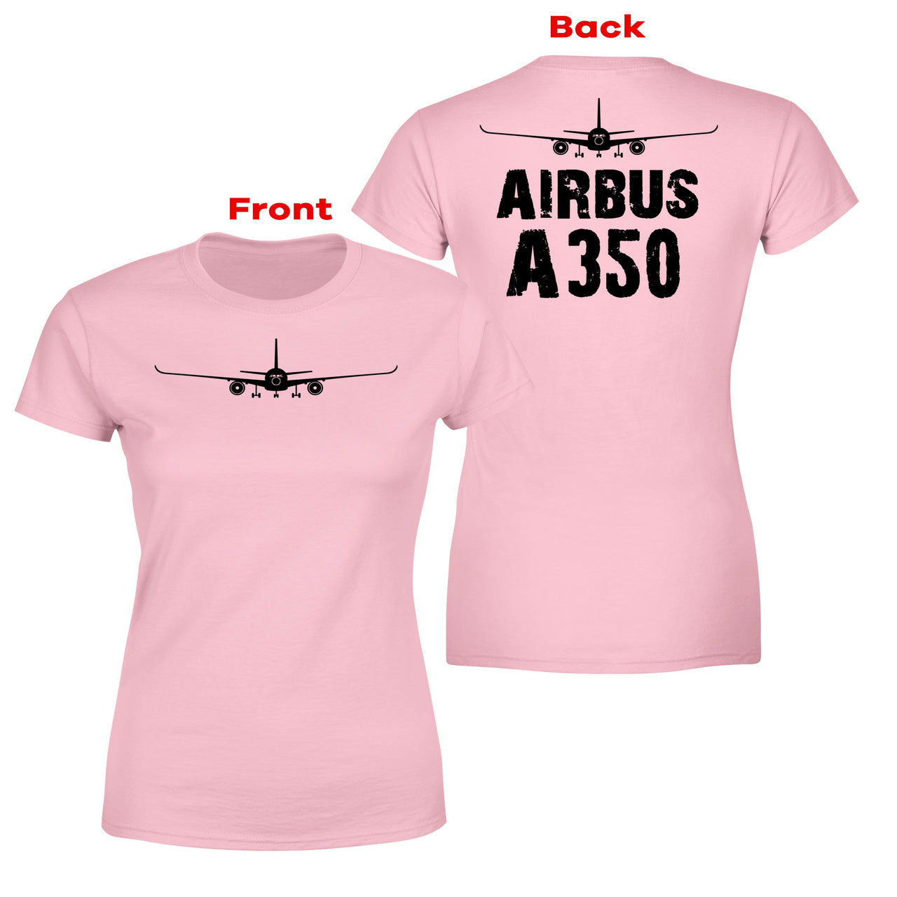 Airbus A350 & Plane Designed Double-Side T-Shirts
