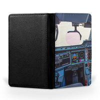 Thumbnail for Airbus A350 Cockpit Printed Passport & Travel Cases