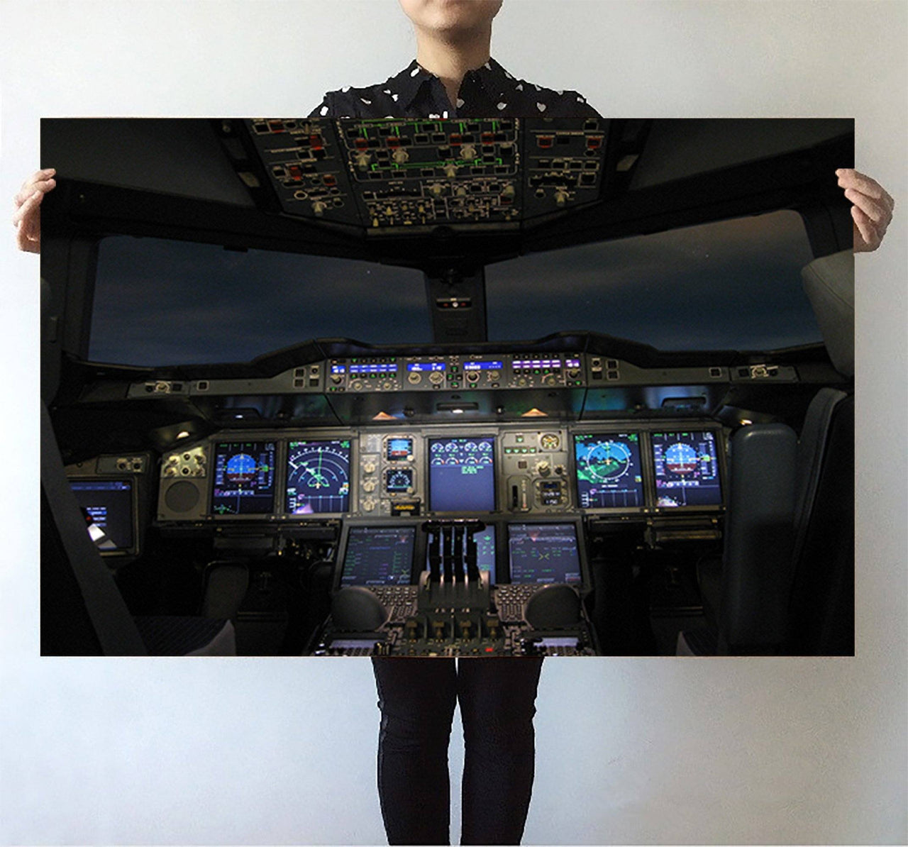 Airbus A380 Cockpit Printed Posters Aviation Shop 